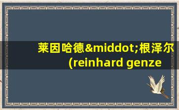 莱因哈德·根泽尔(reinhard genzel)